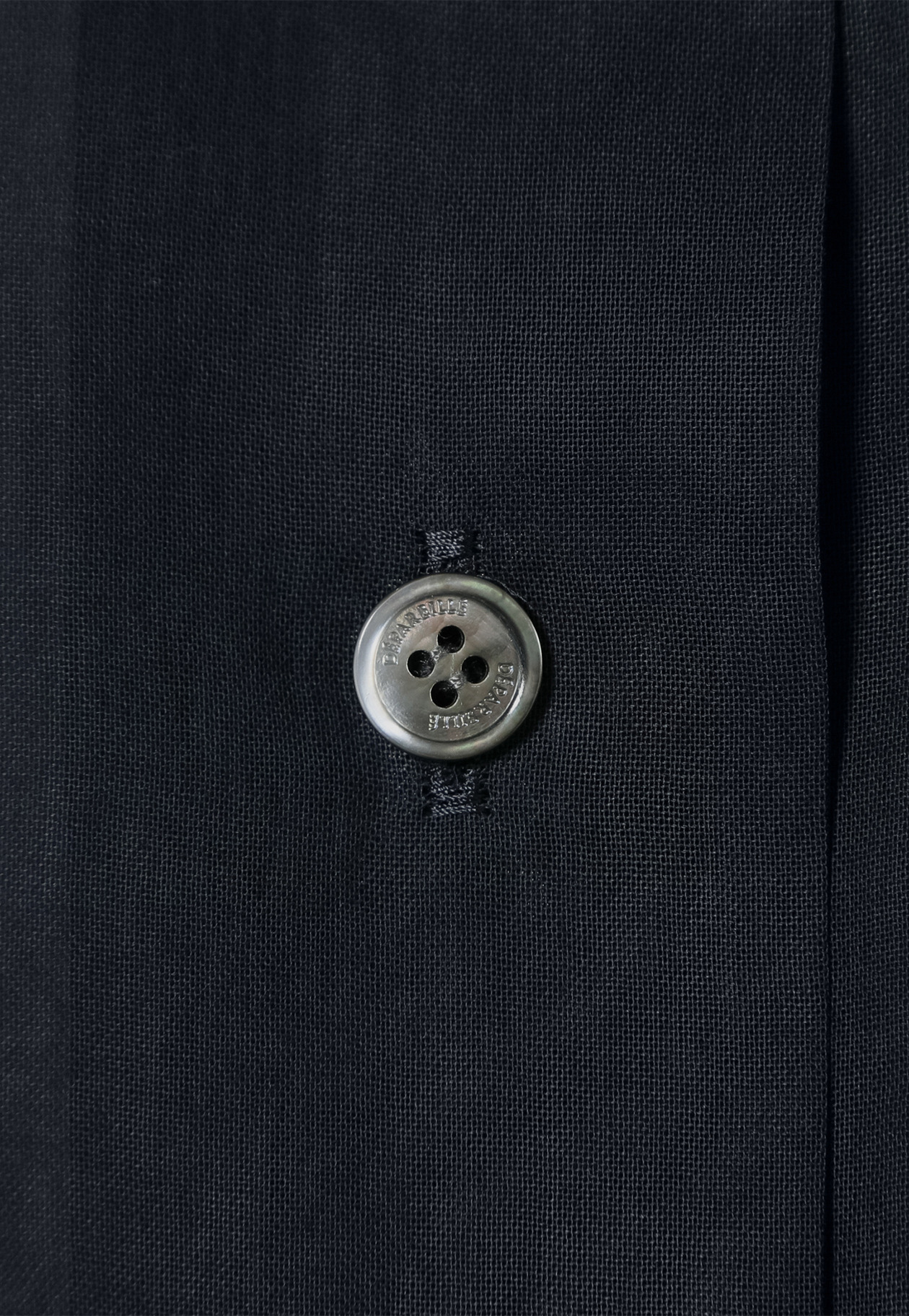 COTTON VOILE SHORT SLEEVE BLOUSE / コットンボイルショートスリーブブラウス 詳細画像 Navy 2