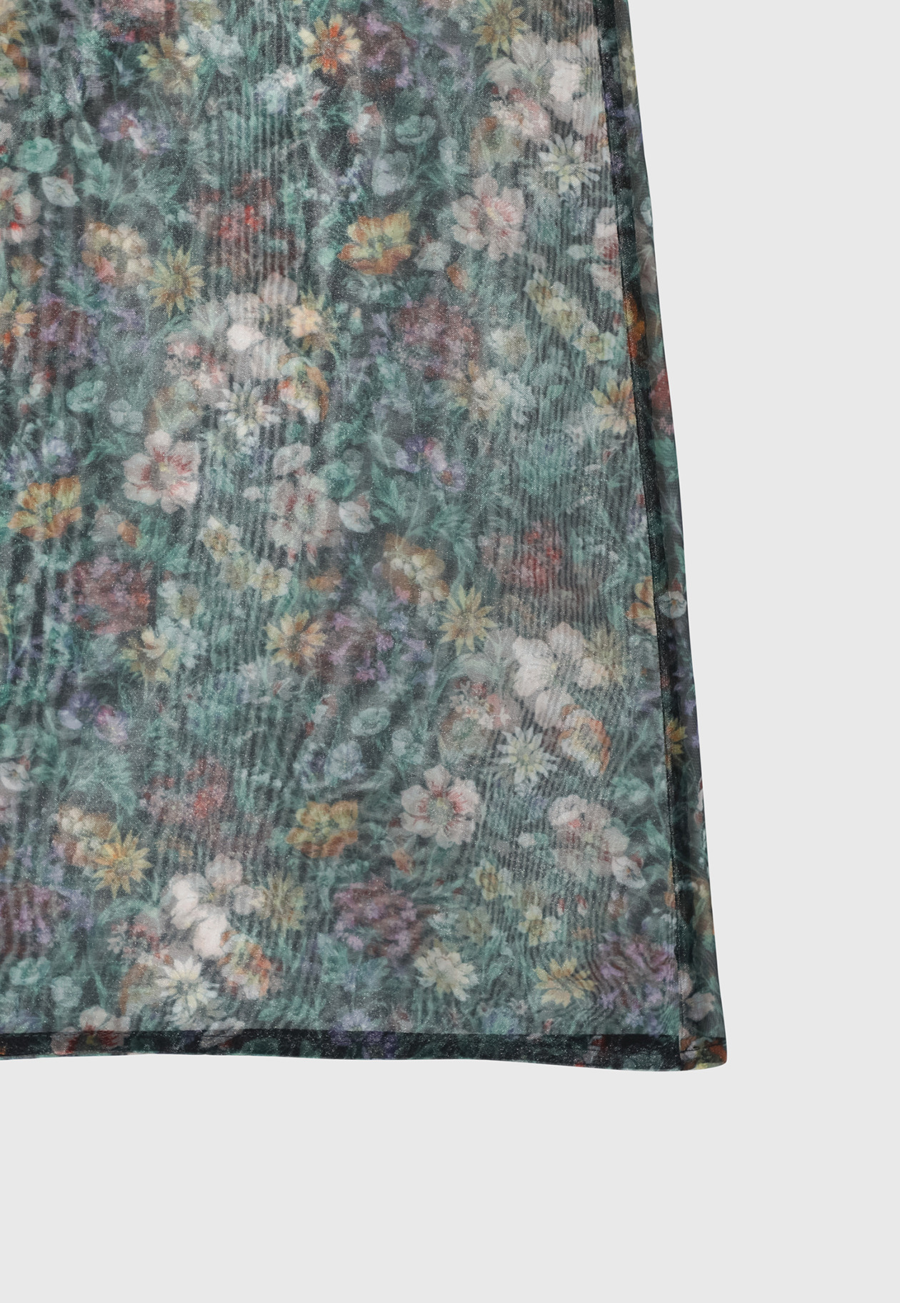 FLOWER ORGANDY BLOUSE / フラワーオーガンジーブラウス 詳細画像 Black 6