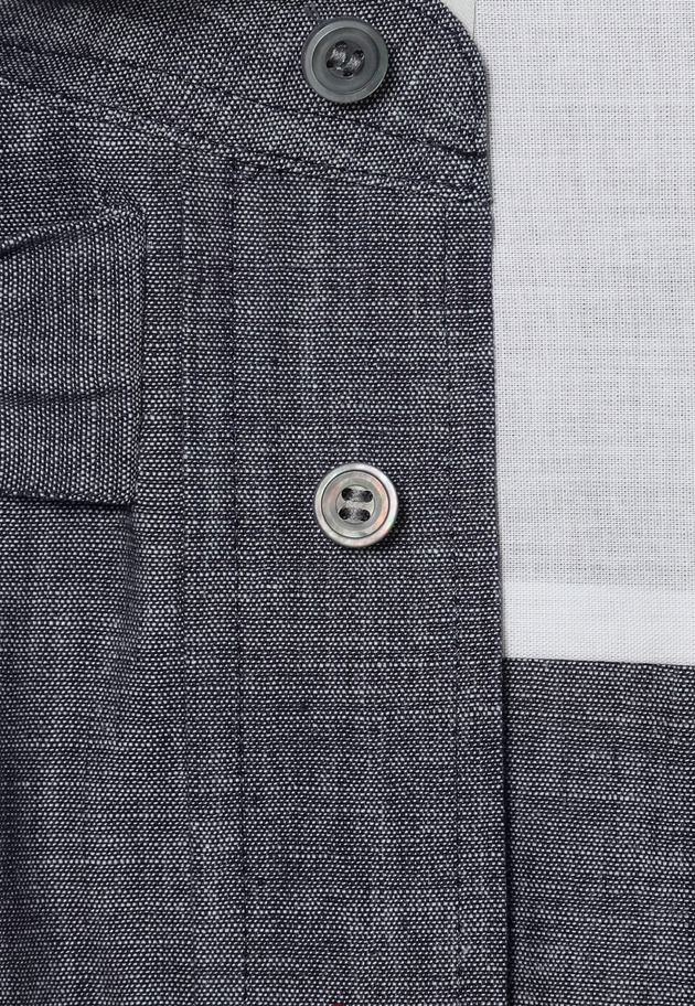 4.5OZ DENIM TRIPLE RIBBON BLOUSE / 4.5OZデニムトリプルリボンブラウス 詳細画像 Blue 9