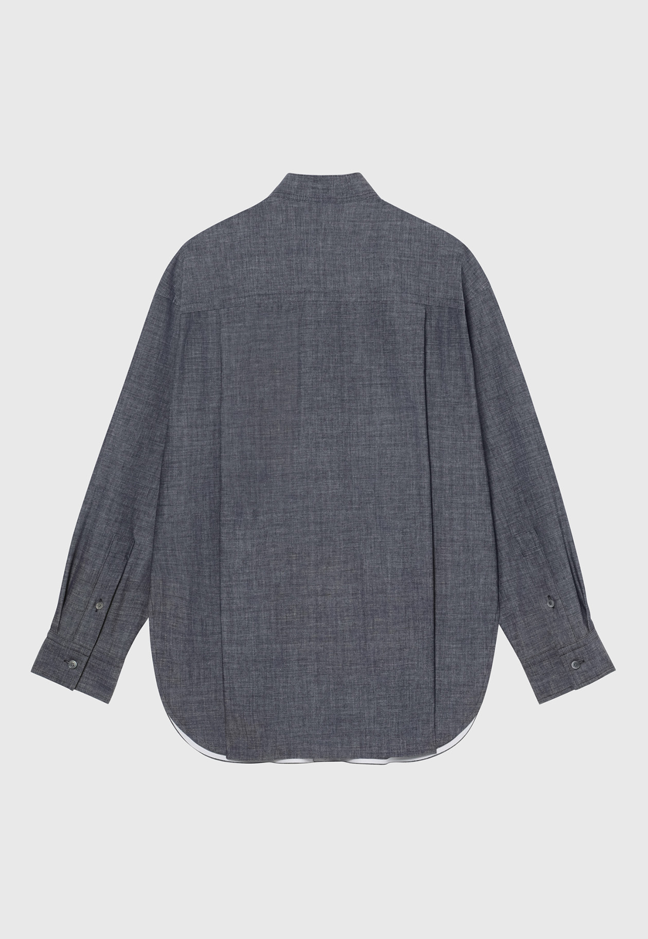 4.5OZ DENIM TRIPLE RIBBON BLOUSE / 4.5OZデニムトリプルリボンブラウス 詳細画像 Blue 5