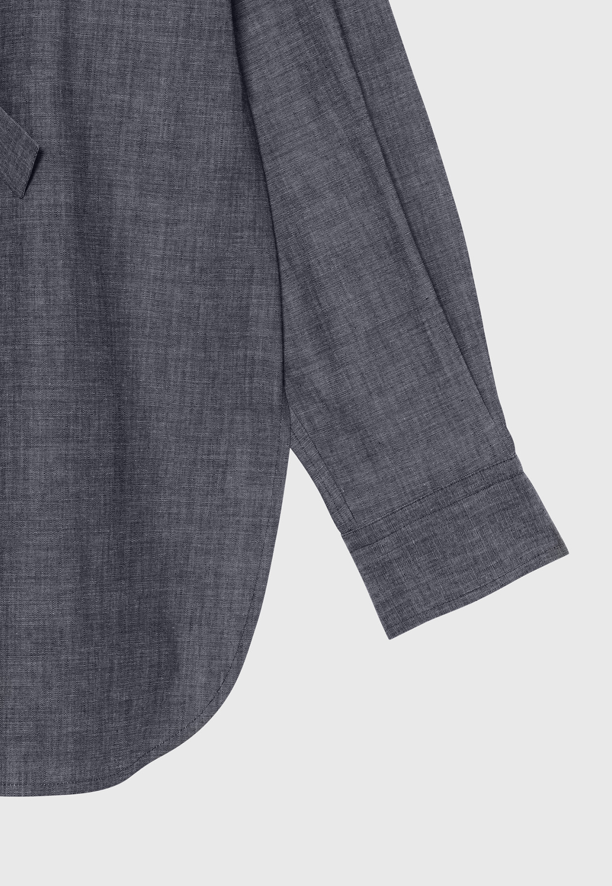 4.5OZ DENIM TRIPLE RIBBON BLOUSE / 4.5OZデニムトリプルリボンブラウス 詳細画像 Blue 7