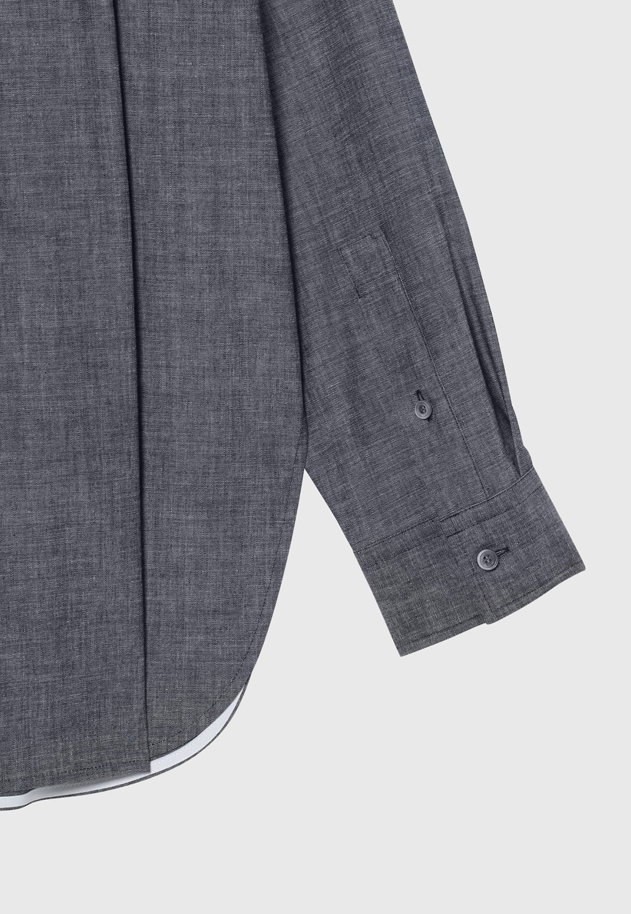 4.5OZ DENIM TRIPLE RIBBON BLOUSE / 4.5OZデニムトリプルリボンブラウス 詳細画像 Blue 8