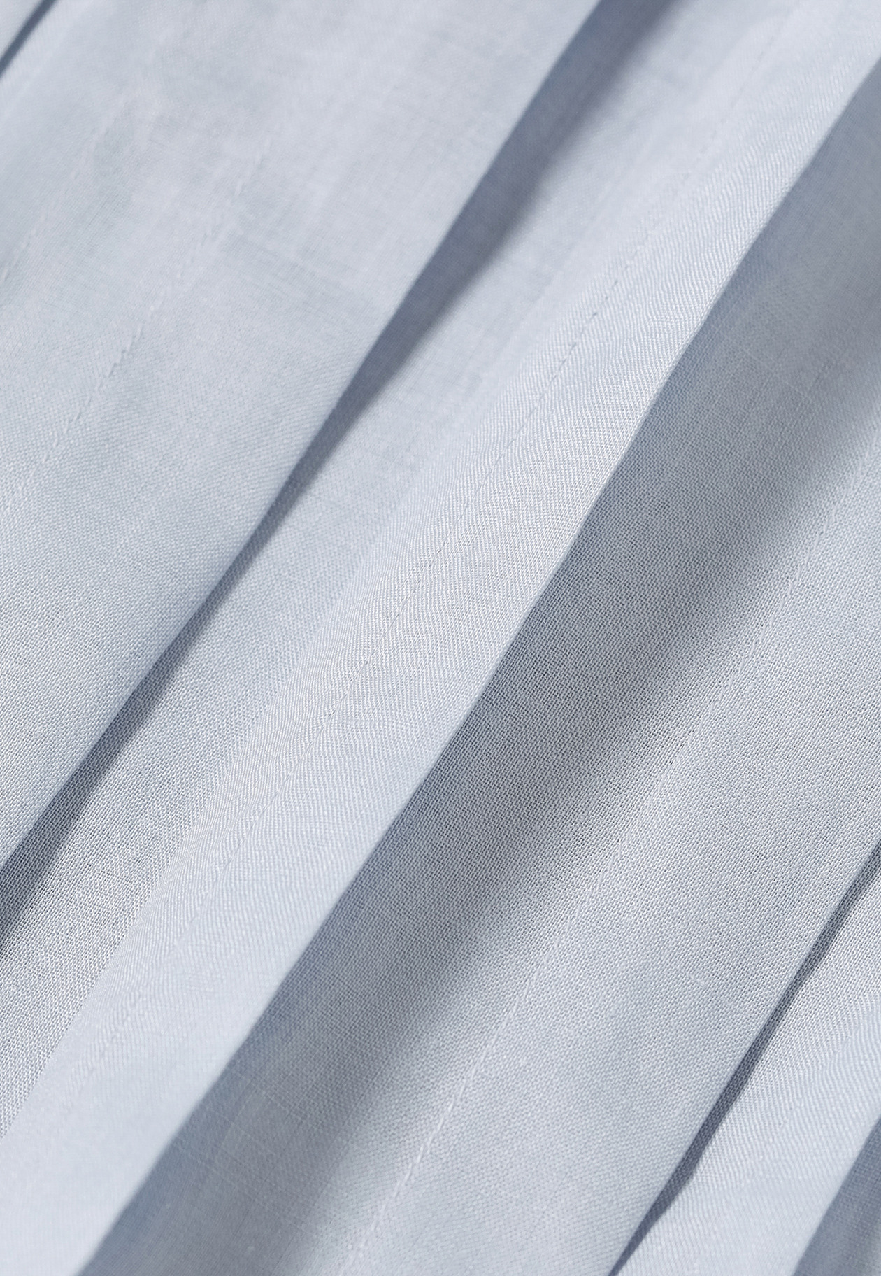 RAMIE PLEATS SHORT SLEEVE BLOUSE / ラミープリーツショートスリーブブラウス 詳細画像 Sax 7