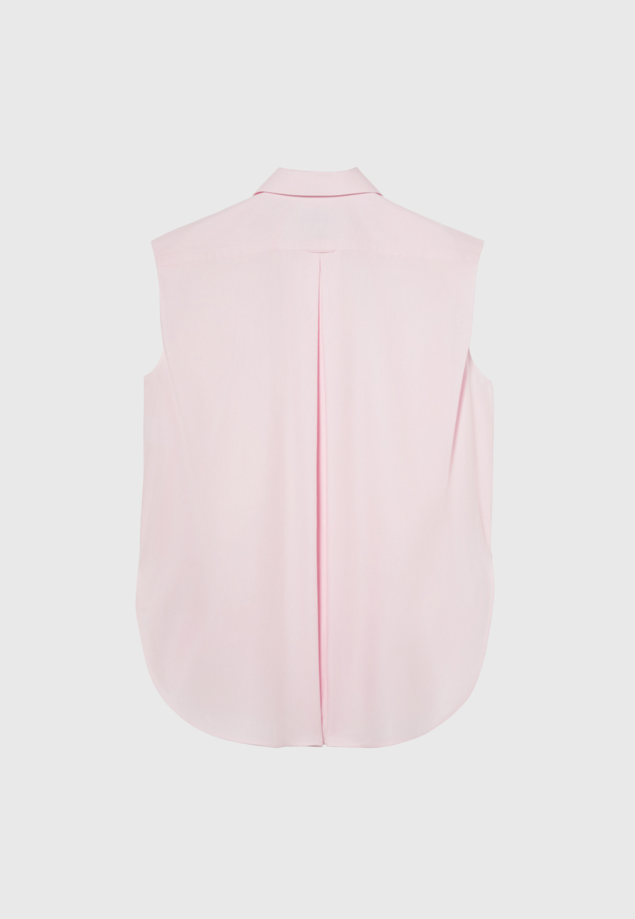 COTTON TWILL SLEEVELESS BOW BLOUSE / コットンツイルスリーブレスボウブラウス 詳細画像 Pink 3
