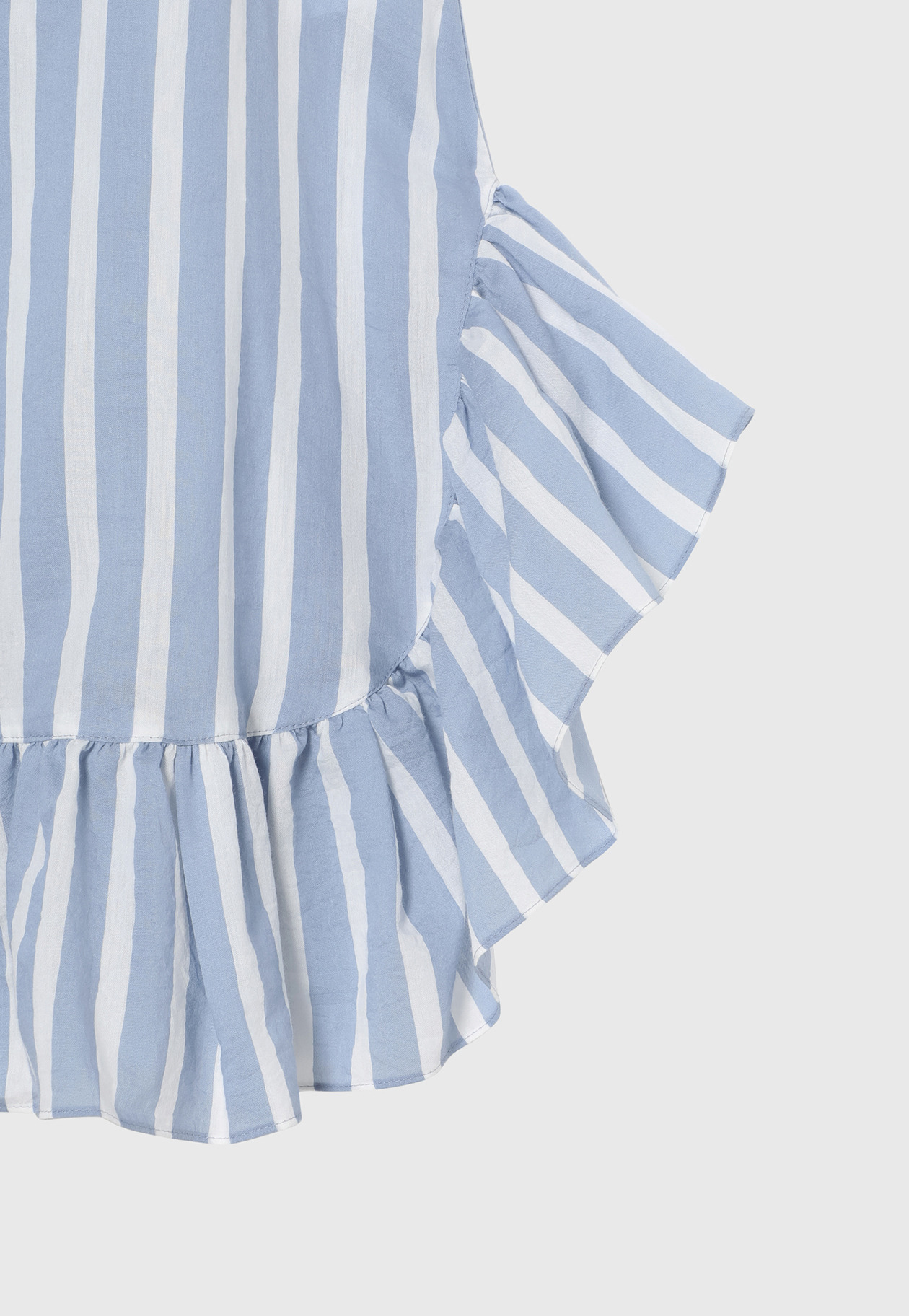 COTTON SILK BORDER SLEEVELESS BLOUSE / コットンシルクボーダースリーブレスブラウス 詳細画像 Blue 9