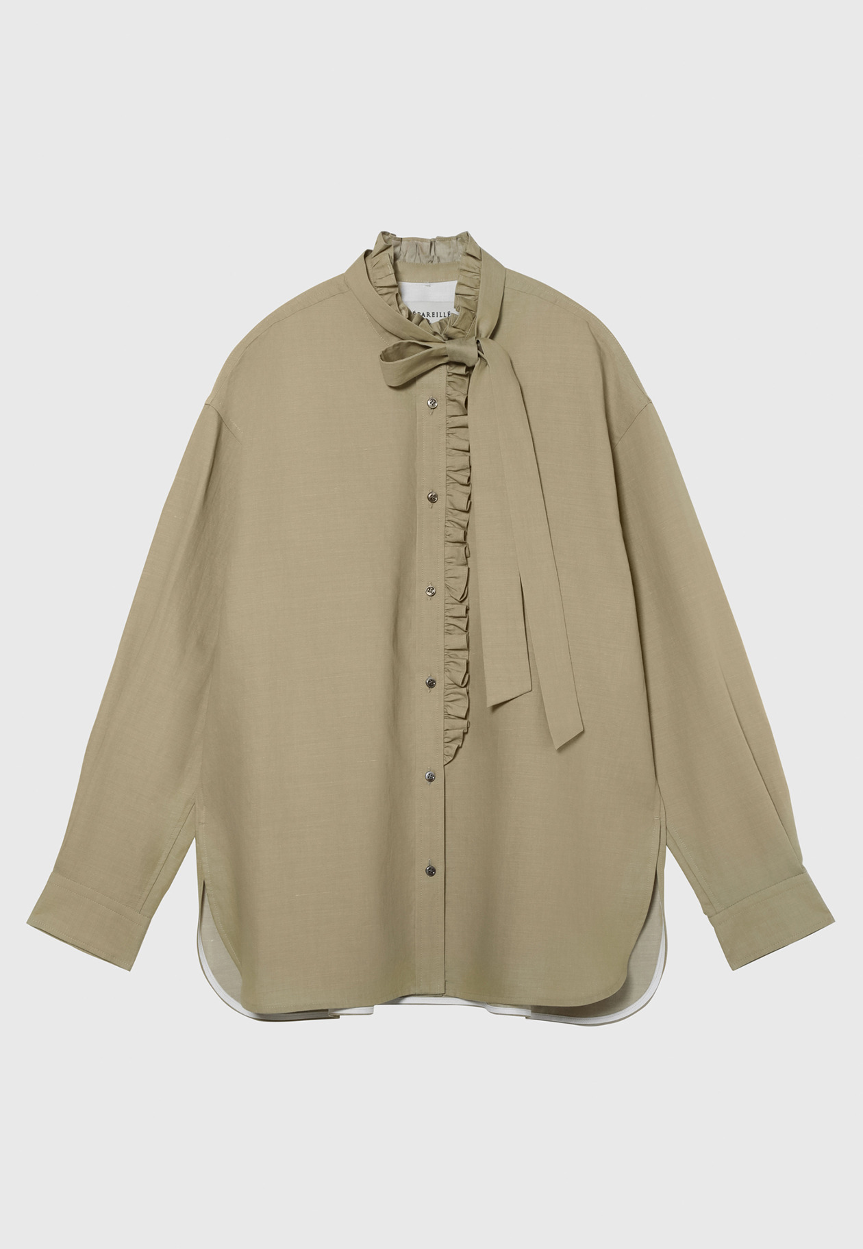 LIGHT DENIM BOW SHIRT / ライトデニムボウシャツ 詳細画像 Beige 4