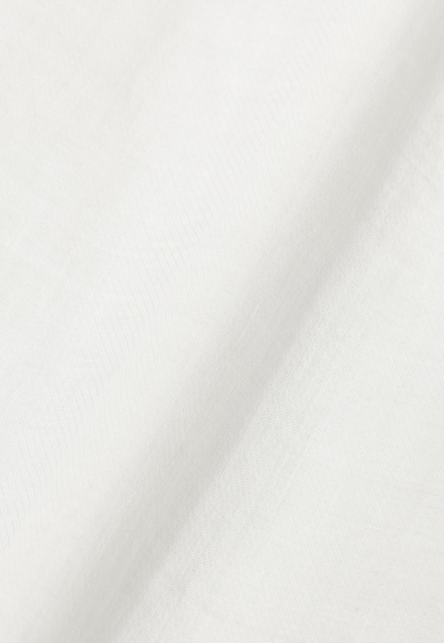 RAMIE TWILL RUFFLE BLOUSE / ラミーツイルラッフルブラウス 詳細画像 White 3