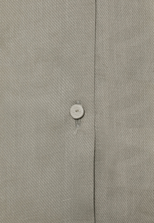 RAMIE TWILL RUFFLE BLOUSE / ラミーツイルラッフルブラウス 詳細画像 Beige 2