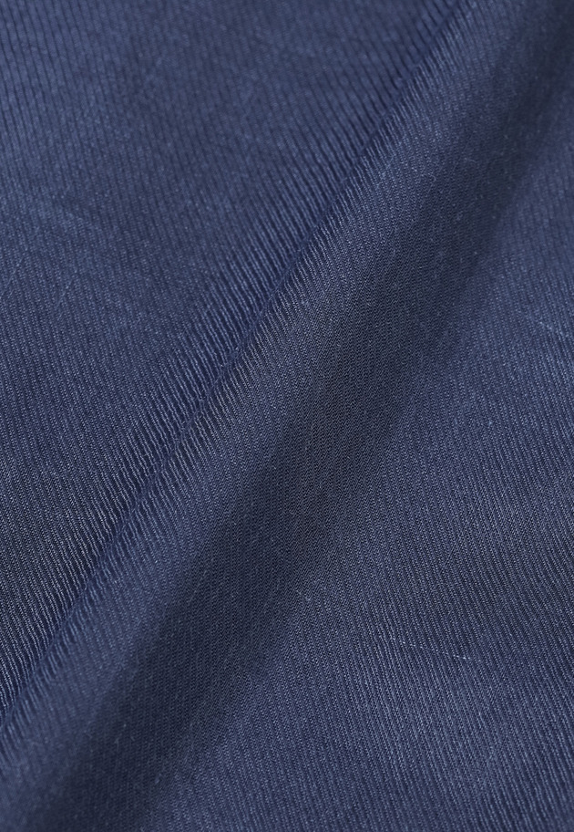 RAMIE TWILL RUFFLE BLOUSE / ラミーツイルラッフルブラウス 詳細画像 Navy 9