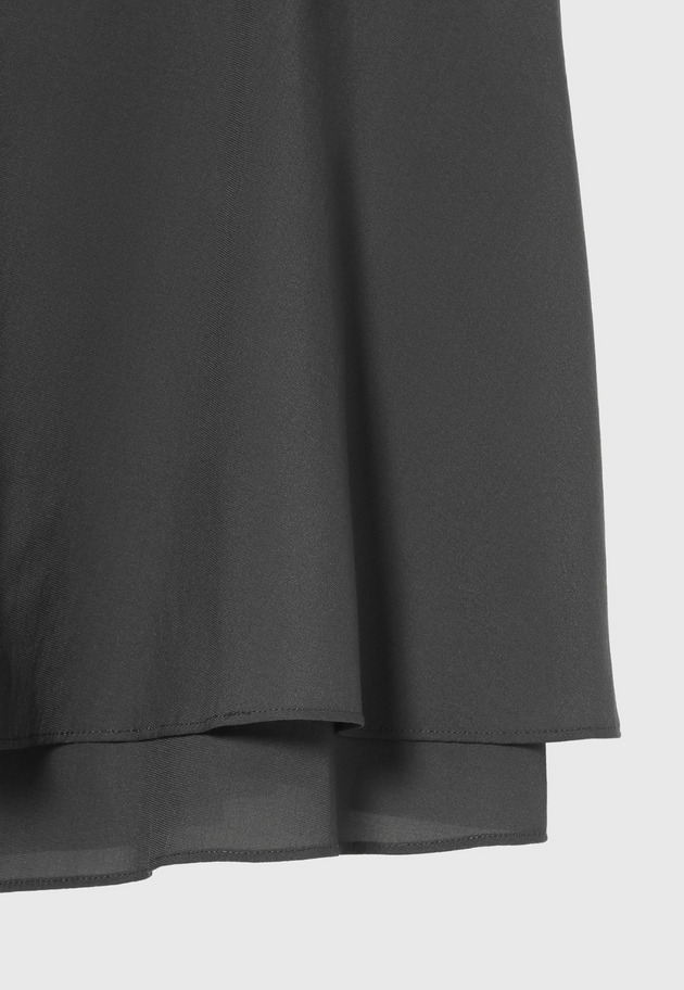 TRIACETATE SLEEVELESS BLOUSE / トリアセテートスリーブレスブラウス 詳細画像 Chcl 5