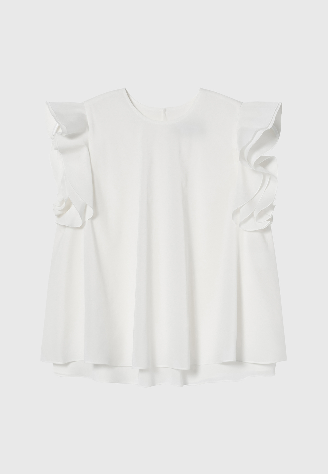 TRIACETATE SLEEVELESS BLOUSE / トリアセテートスリーブレスブラウス 詳細画像 OW 5