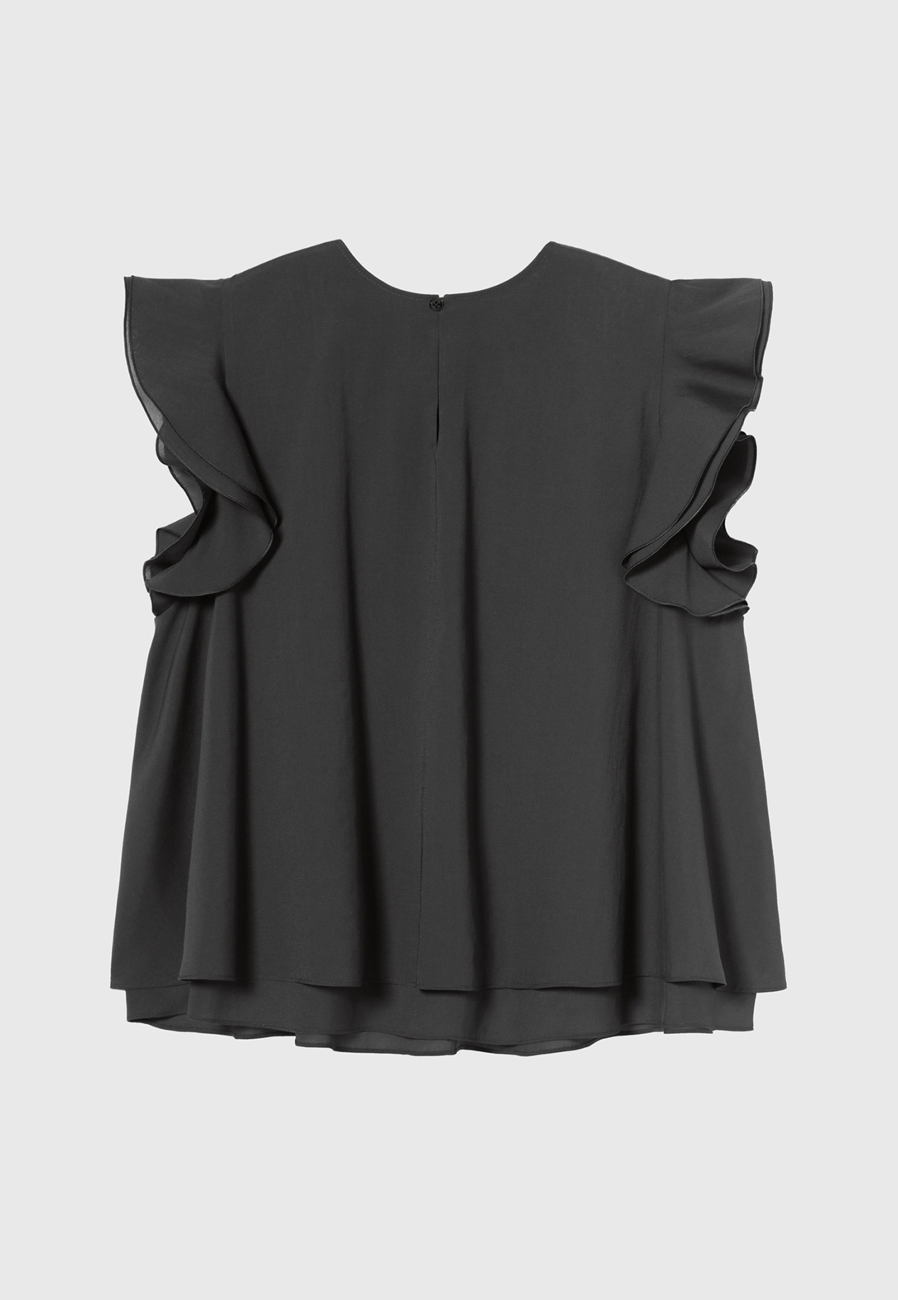 TRIACETATE SLEEVELESS BLOUSE / トリアセテートスリーブレスブラウス 詳細画像 Chcl 2