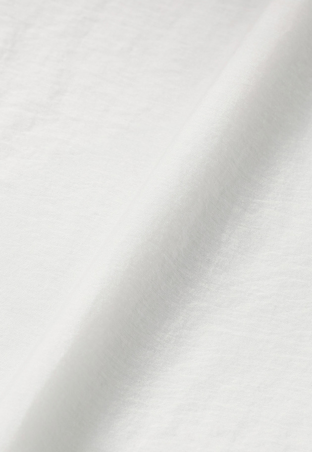 SHEER SILK RUFFLE SLEEVELESS BLOUSE / シアーシルクラッフルスリーブレスブラウス 詳細画像 White 3