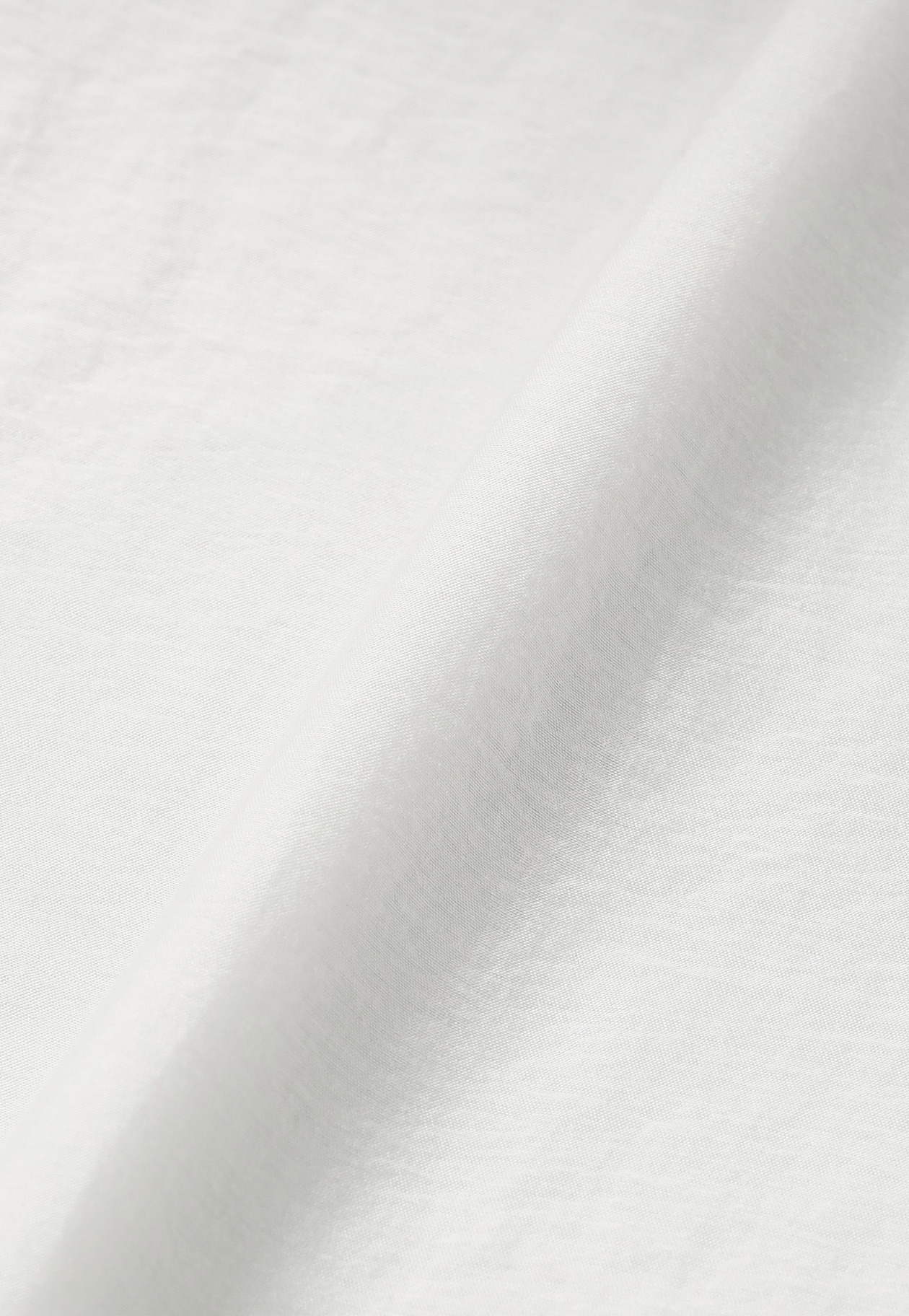 SHEER SILK RUFFLE SLEEVELESS BLOUSE / シアーシルクラッフルスリーブレスブラウス 詳細画像 White 3