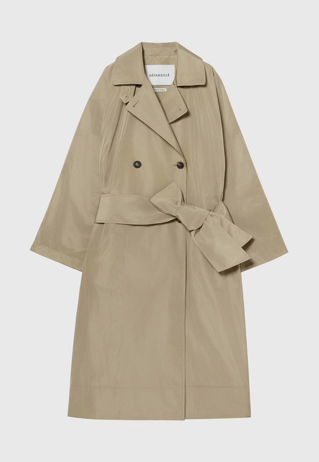 TAFFETA PONCHO COAT / タフタポンチョコート 詳細画像 Beige 2