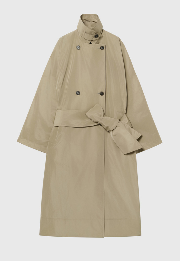 TAFFETA PONCHO COAT / タフタポンチョコート 詳細画像 Beige 4