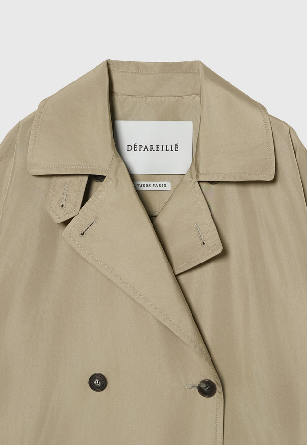 TAFFETA PONCHO COAT / タフタポンチョコート 詳細画像 Beige 8