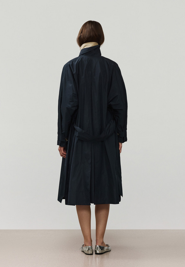 TAFFETA PONCHO COAT / タフタポンチョコート 詳細画像 Navy 6