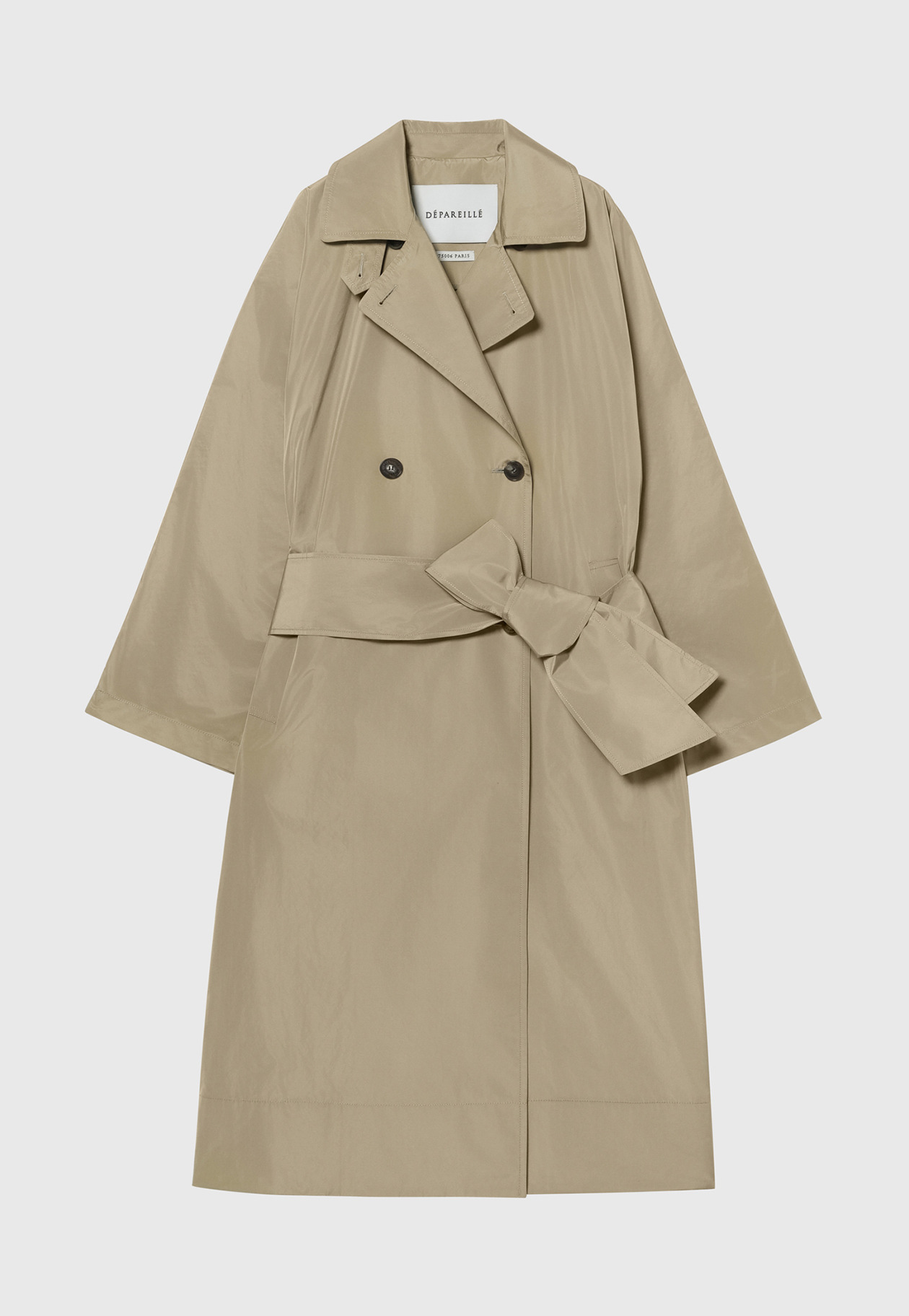 TAFFETA PONCHO COAT / タフタポンチョコート 詳細画像 Beige 2