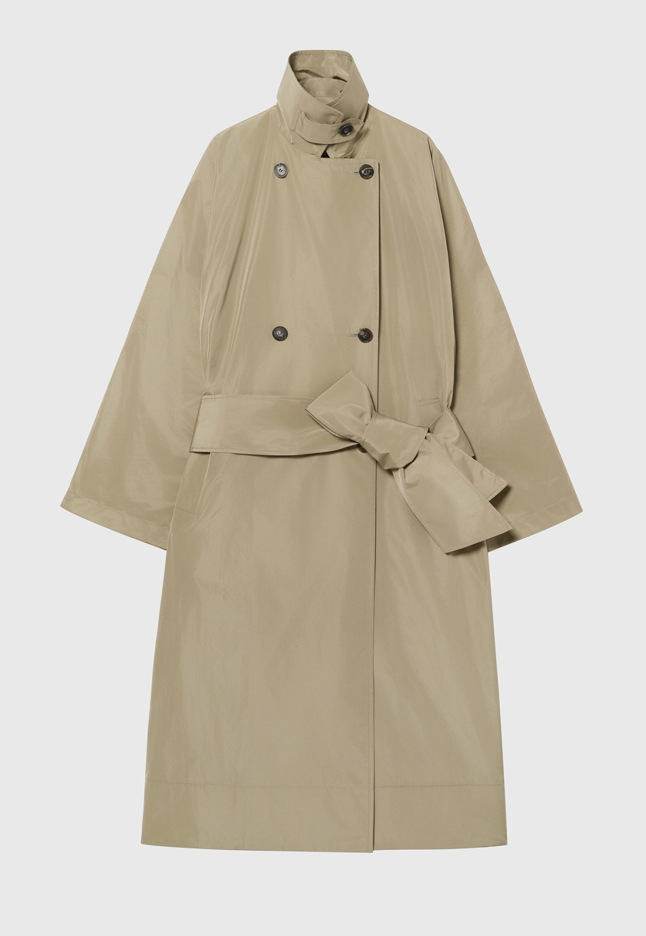 TAFFETA PONCHO COAT / タフタポンチョコート 詳細画像 Beige 4