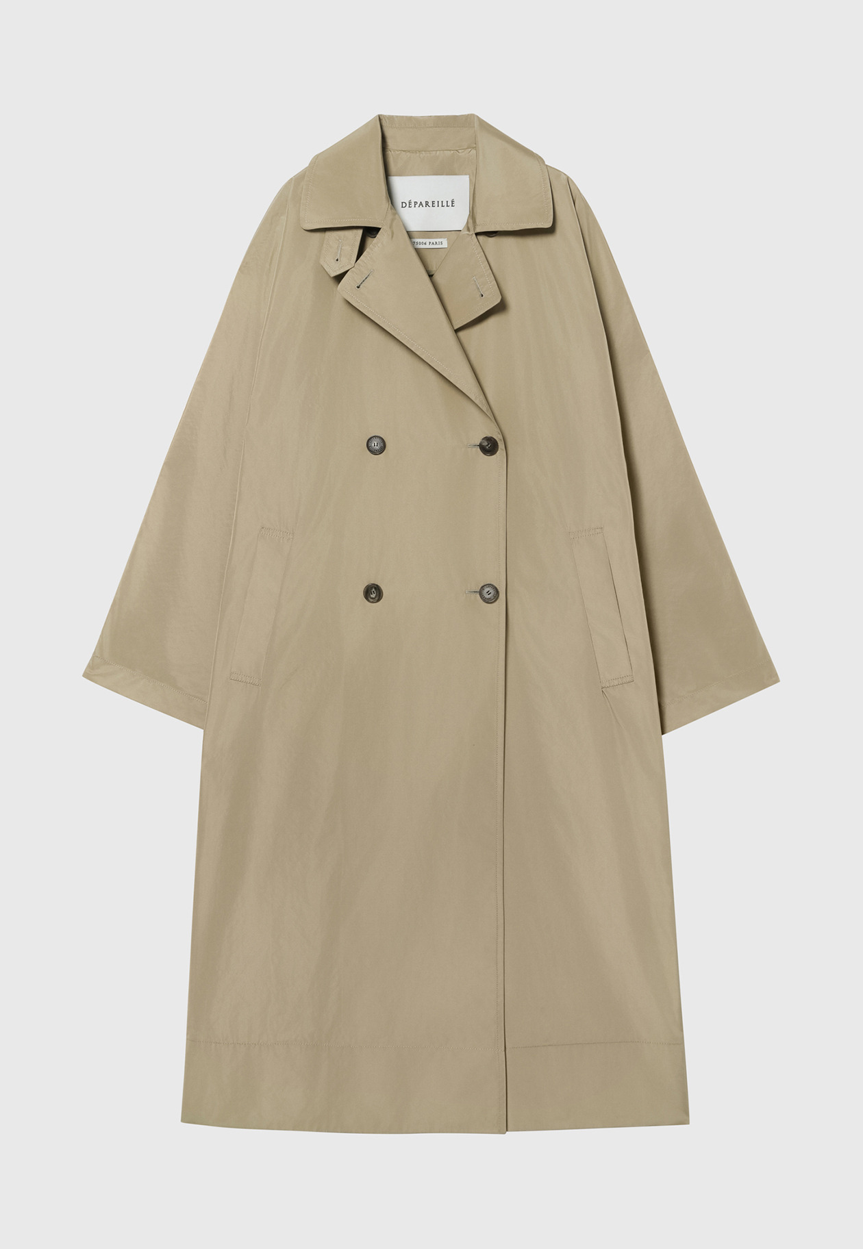 TAFFETA PONCHO COAT / タフタポンチョコート 詳細画像 Beige 6