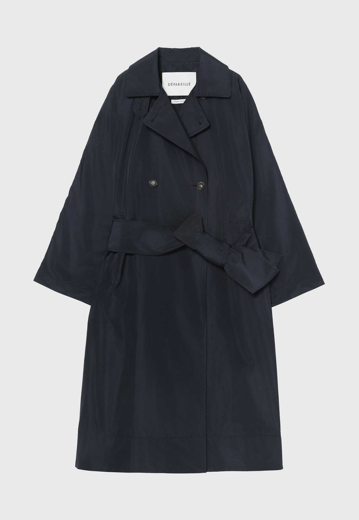TAFFETA PONCHO COAT / タフタポンチョコート 詳細画像 Navy 1