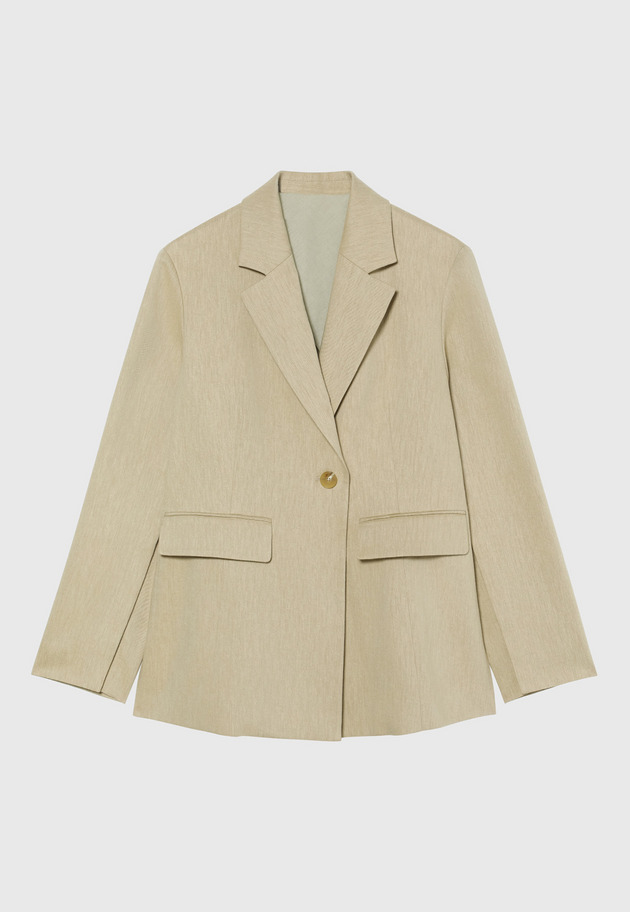 VISCORSE LINEN JACKET / ヴィスコースリネンジャケット 詳細画像 Beige 5