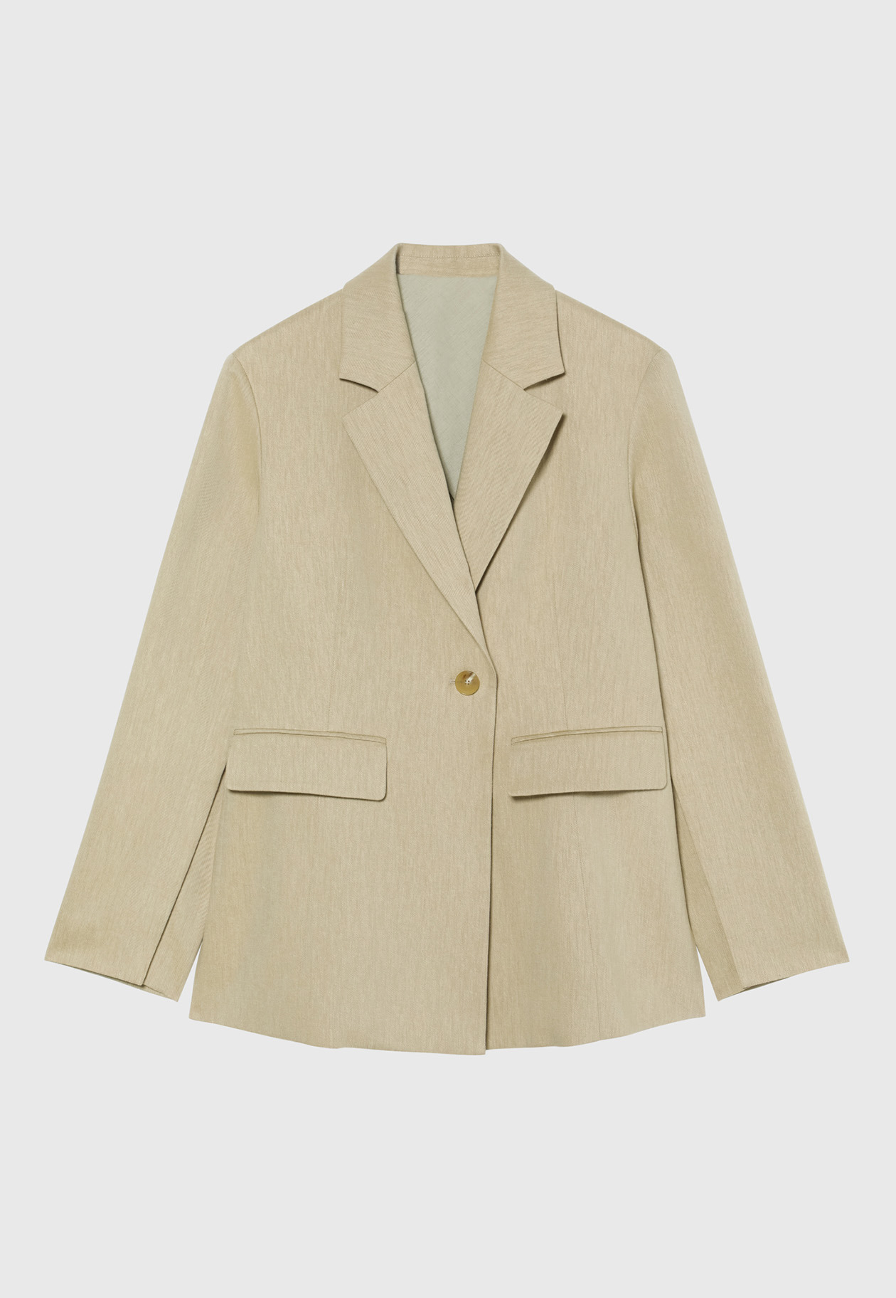 VISCORSE LINEN JACKET / ヴィスコースリネンジャケット 詳細画像 Beige 5