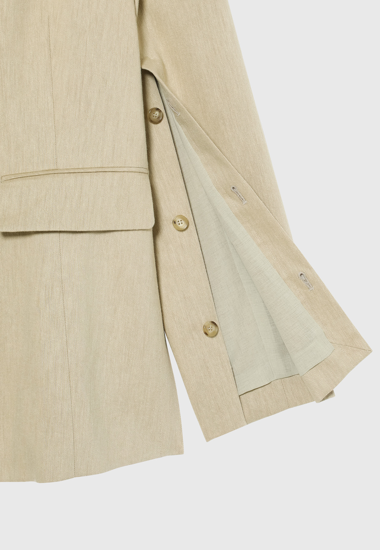 VISCORSE LINEN JACKET / ヴィスコースリネンジャケット 詳細画像 Beige 9
