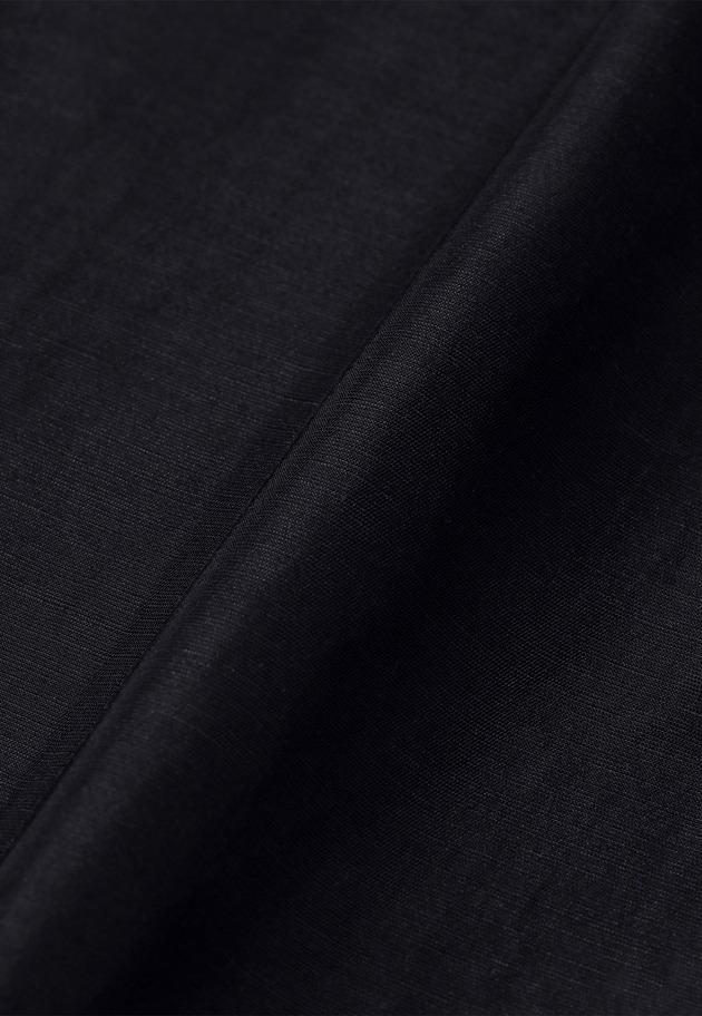 TRIACETATE LINEN NO COLLAR JACKET / トリアセテートリネンノーカラージャケット 詳細画像 Navy 3