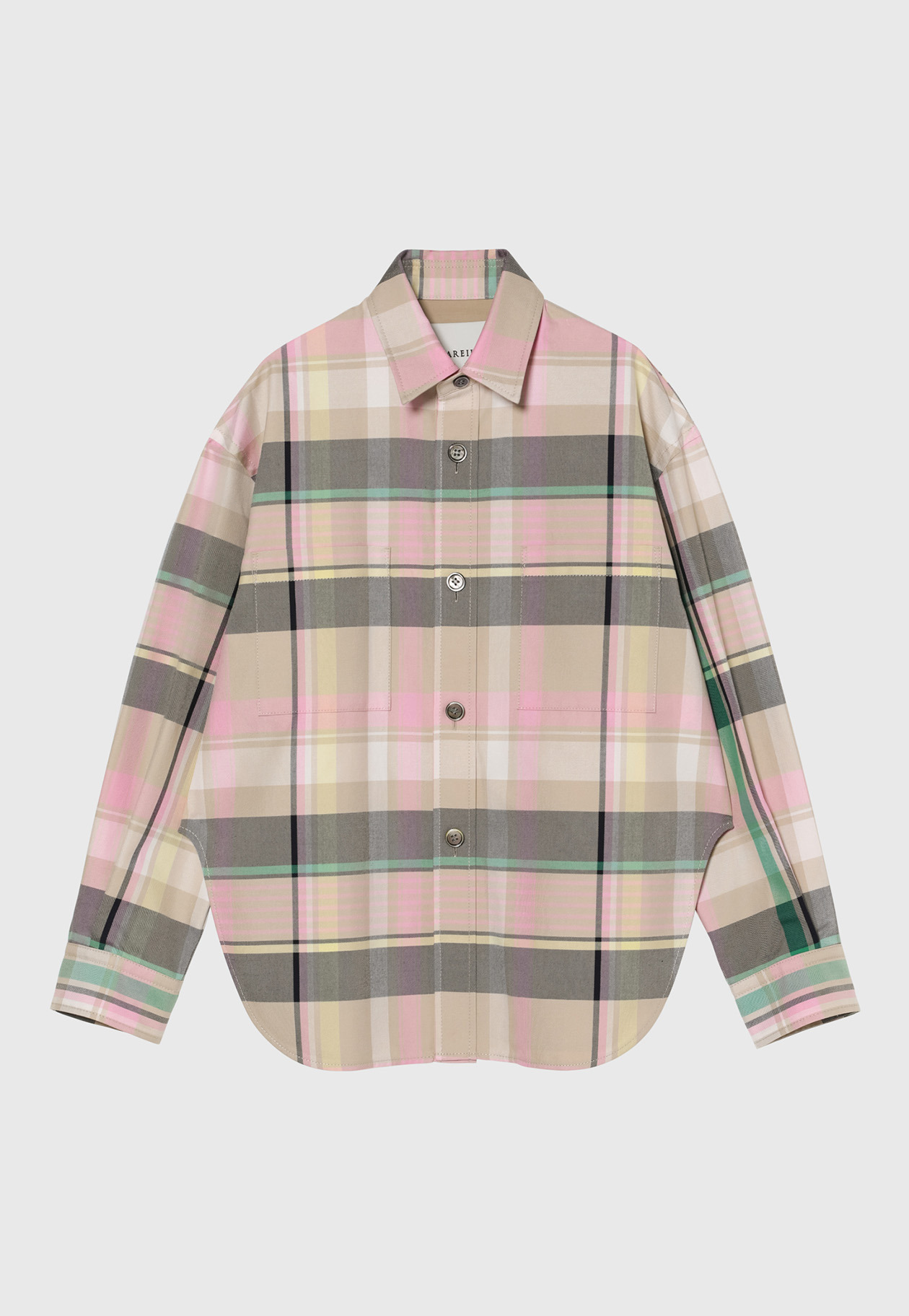 MADRAS CHECK SHIRT JACKET / マドラスチェックシャツジャケット 詳細画像 Pink 4