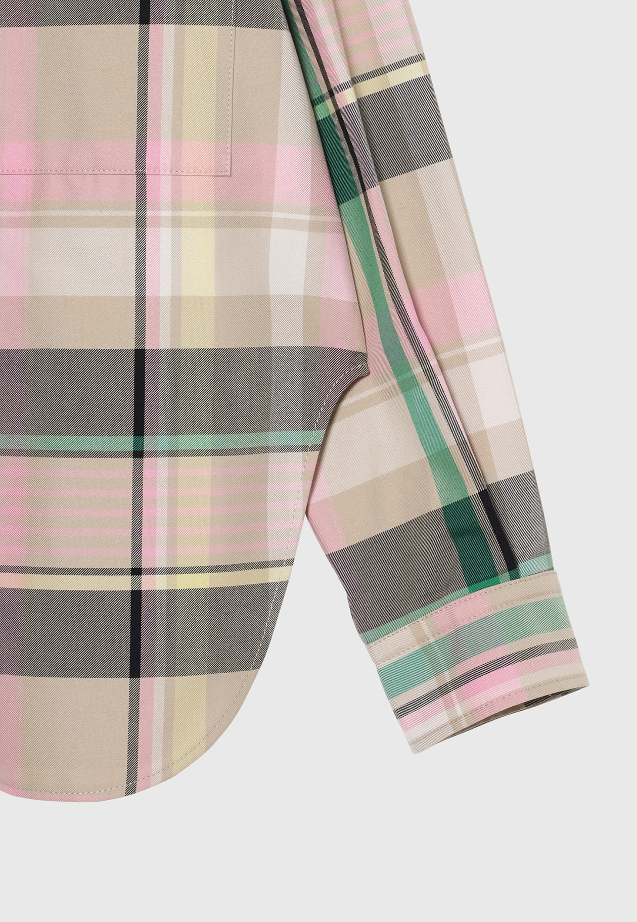 MADRAS CHECK SHIRT JACKET / マドラスチェックシャツジャケット 詳細画像 Pink 7