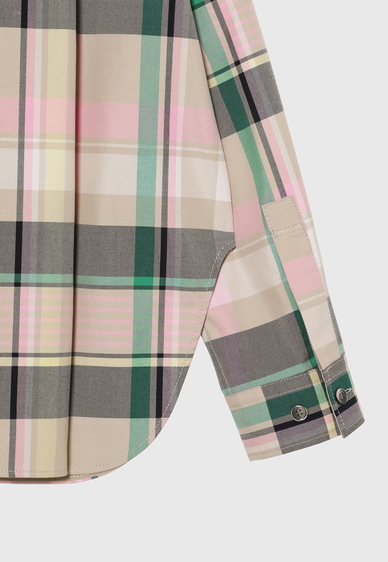 MADRAS CHECK SHIRT JACKET / マドラスチェックシャツジャケット 詳細画像 Pink 8