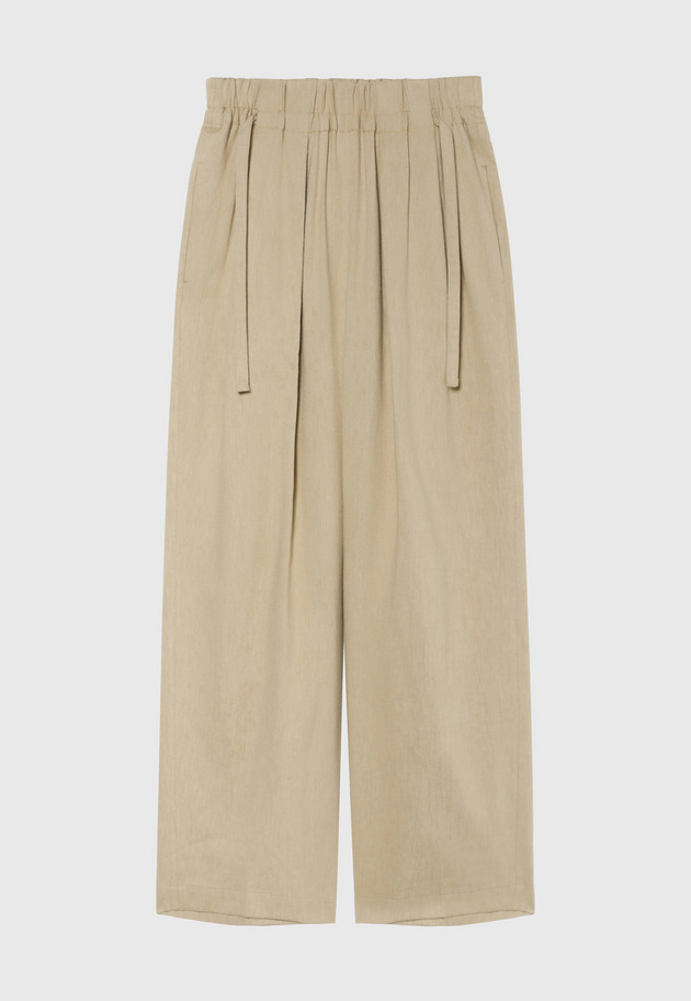 VISCORSE LINEN PANTS / ヴィスコースリネンパンツ 詳細画像 Beige 5