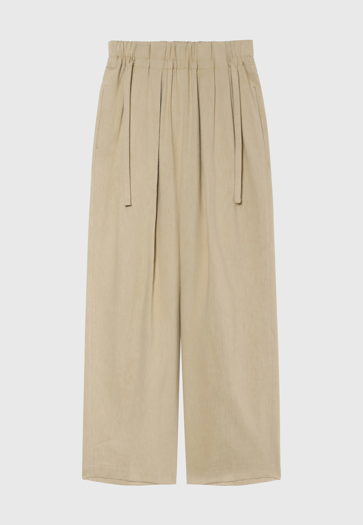 VISCORSE LINEN PANTS / ヴィスコースリネンパンツ 詳細画像 Beige 5