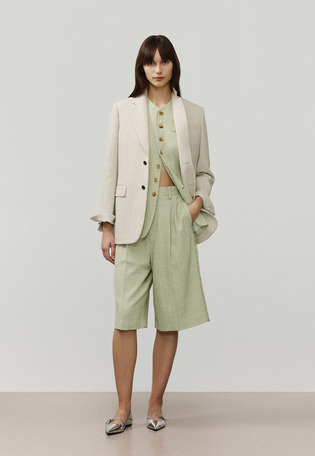 SLUB TWEED HALF PANTS / スラブツィードハーフパンツ