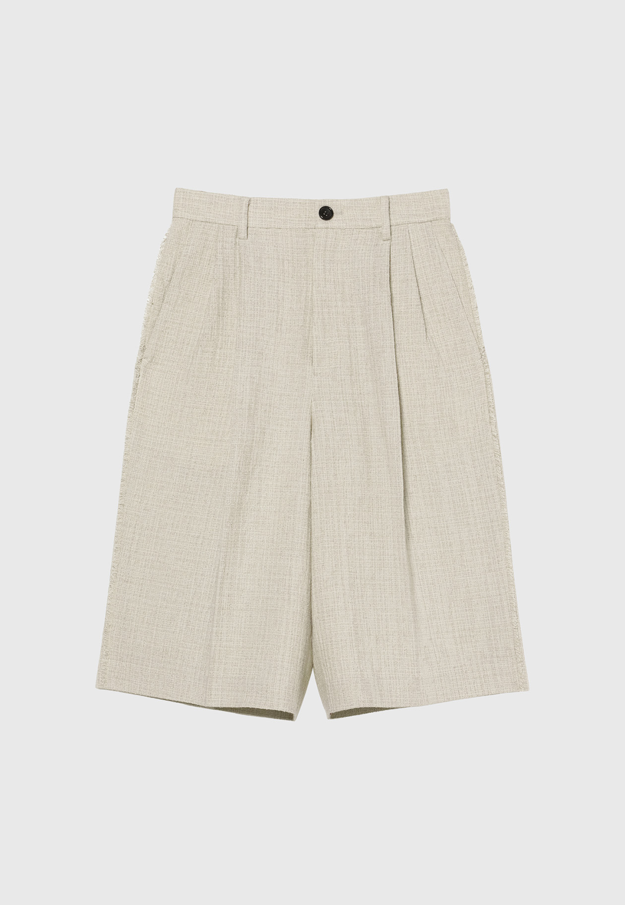 SLUB TWEED HALF PANTS / スラブツィードハーフパンツ 詳細画像 Beige 1