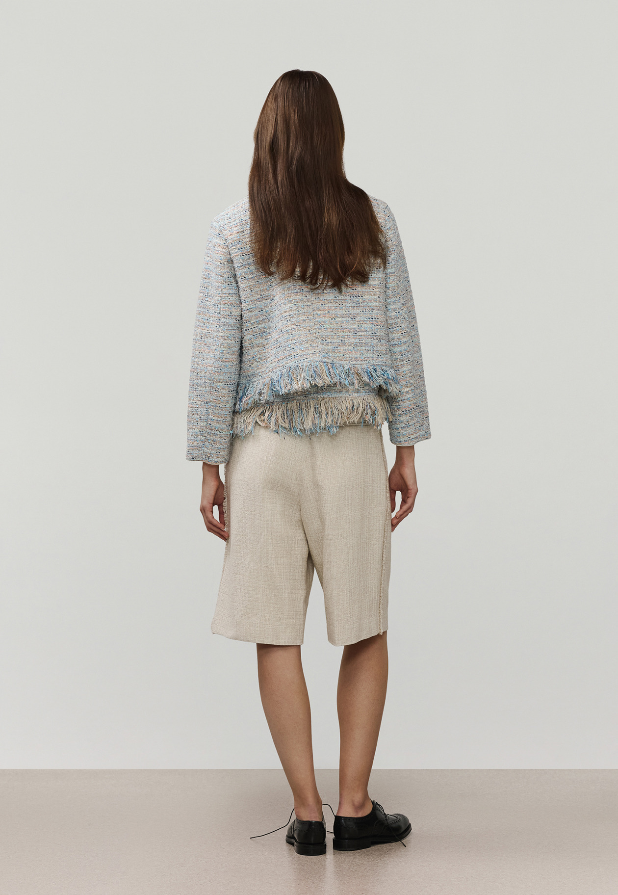 SLUB TWEED HALF PANTS / スラブツィードハーフパンツ 詳細画像 Beige 6