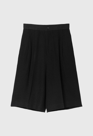 COTTON RAYON KARAMI SHORT PANTS / コットンレーヨンカラミショートパンツ