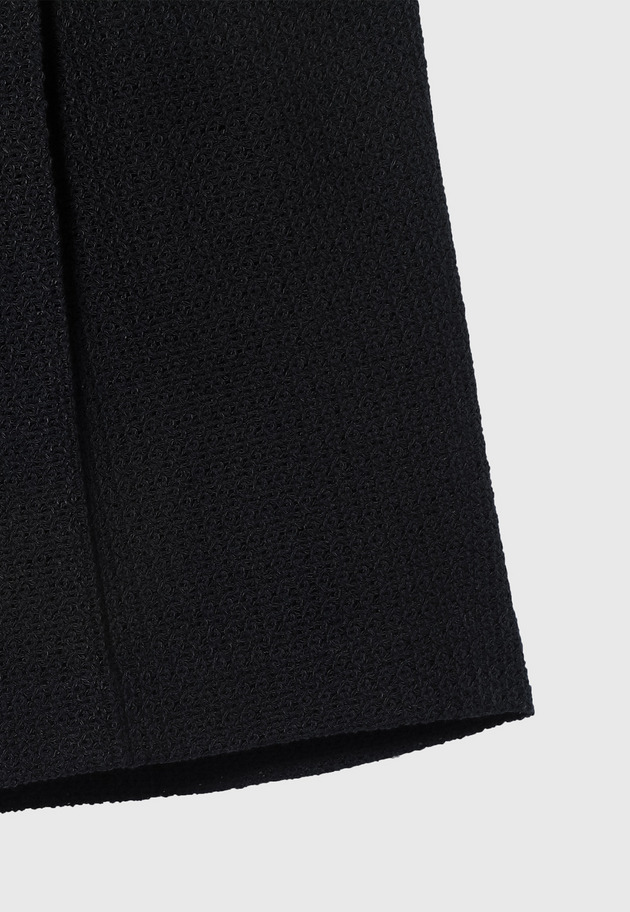 COTTON RAYON KARAMI SHORT PANTS / コットンレーヨンカラミショートパンツ 詳細画像 Black 6