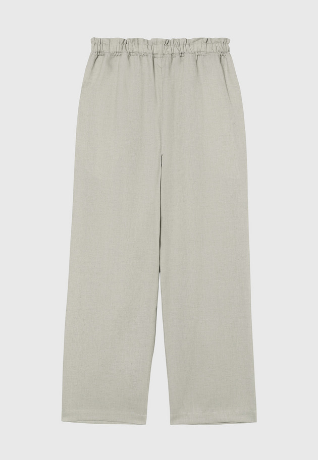 RAMIE POLY TWILL BALLOON PANTS / ラミーポリツイルバルーンパンツ 詳細画像 Beige 5