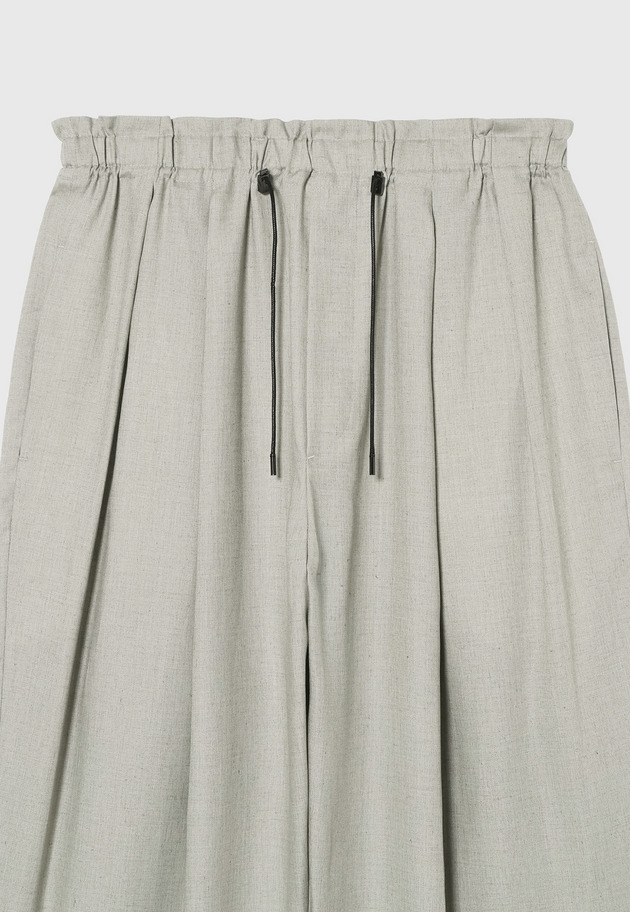 RAMIE POLY TWILL BALLOON PANTS / ラミーポリツイルバルーンパンツ 詳細画像 Beige 6