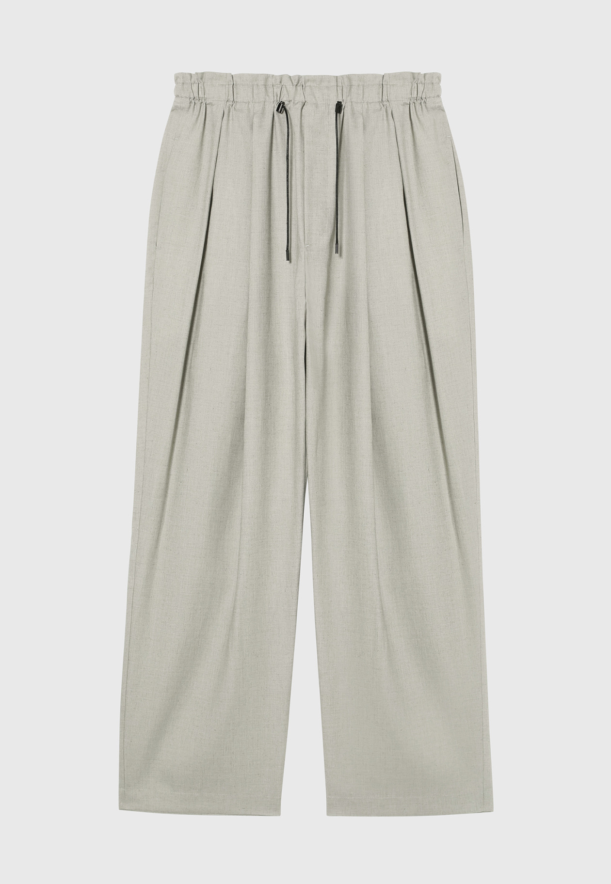 RAMIE POLY TWILL BALLOON PANTS / ラミーポリツイルバルーンパンツ 詳細画像 Beige 4