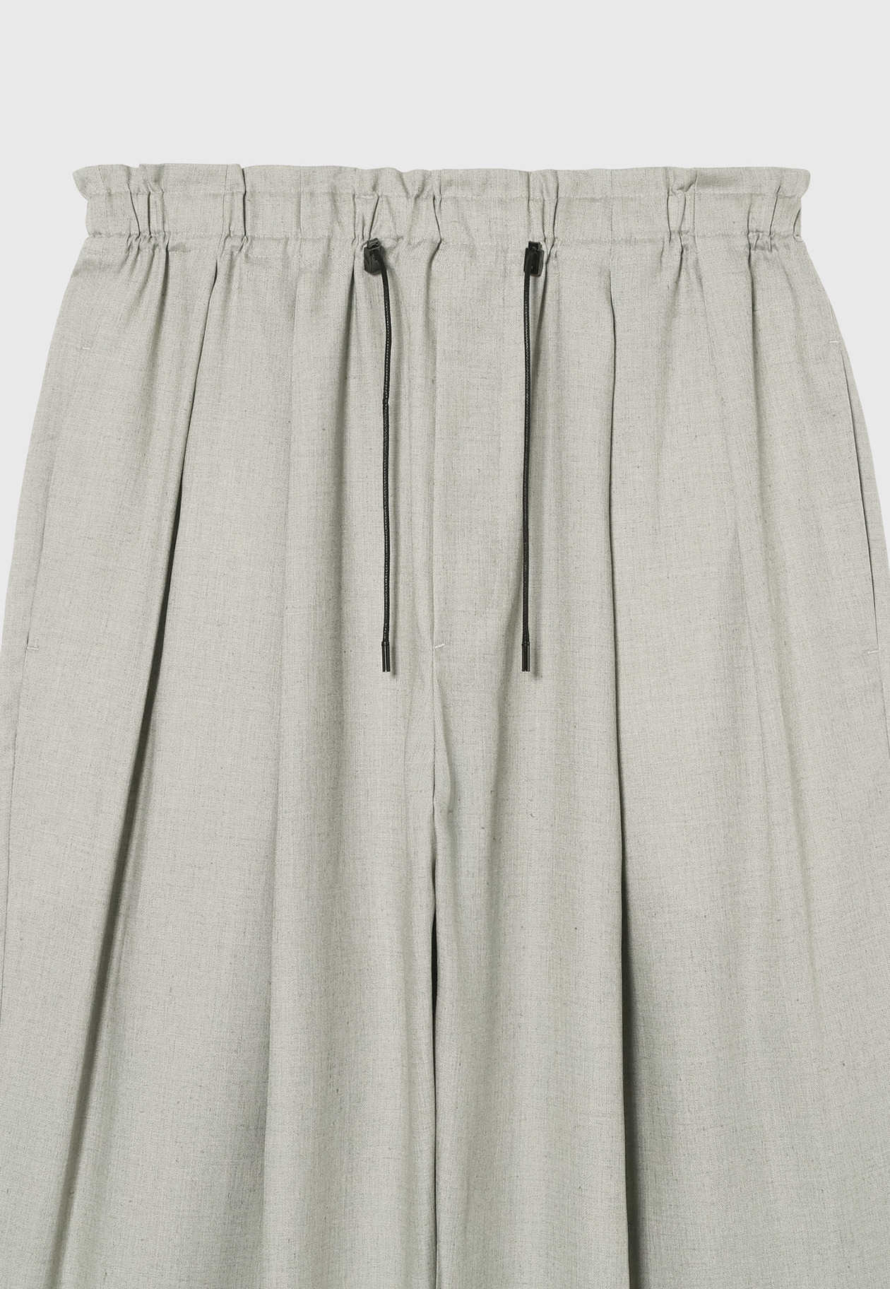 RAMIE POLY TWILL BALLOON PANTS / ラミーポリツイルバルーンパンツ 詳細画像 Beige 6