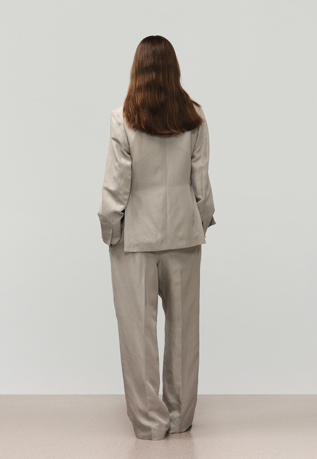 TRIACETATE LINEN WAIST BELT PANTS / トリアセテートリネンウエストベルトパンツ 詳細画像 Beige 5