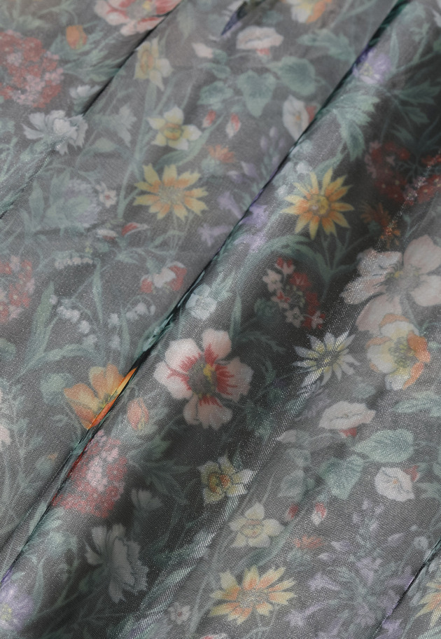 FLOWER ORGANDY SKIRT / フラワーオーガンジースカート 詳細画像 Black 6