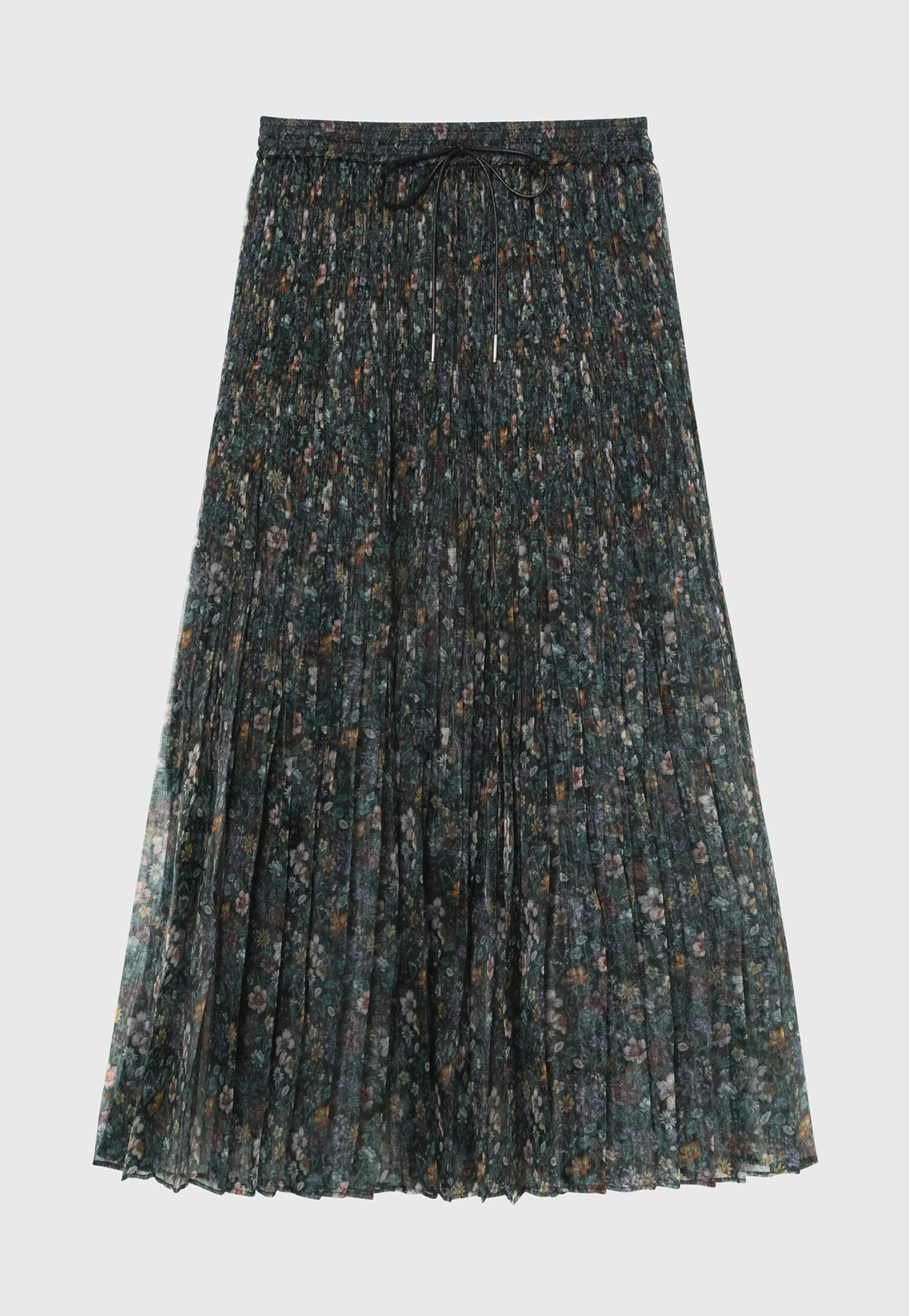 FLOWER ORGANDY SKIRT / フラワーオーガンジースカート 詳細画像 Black 1