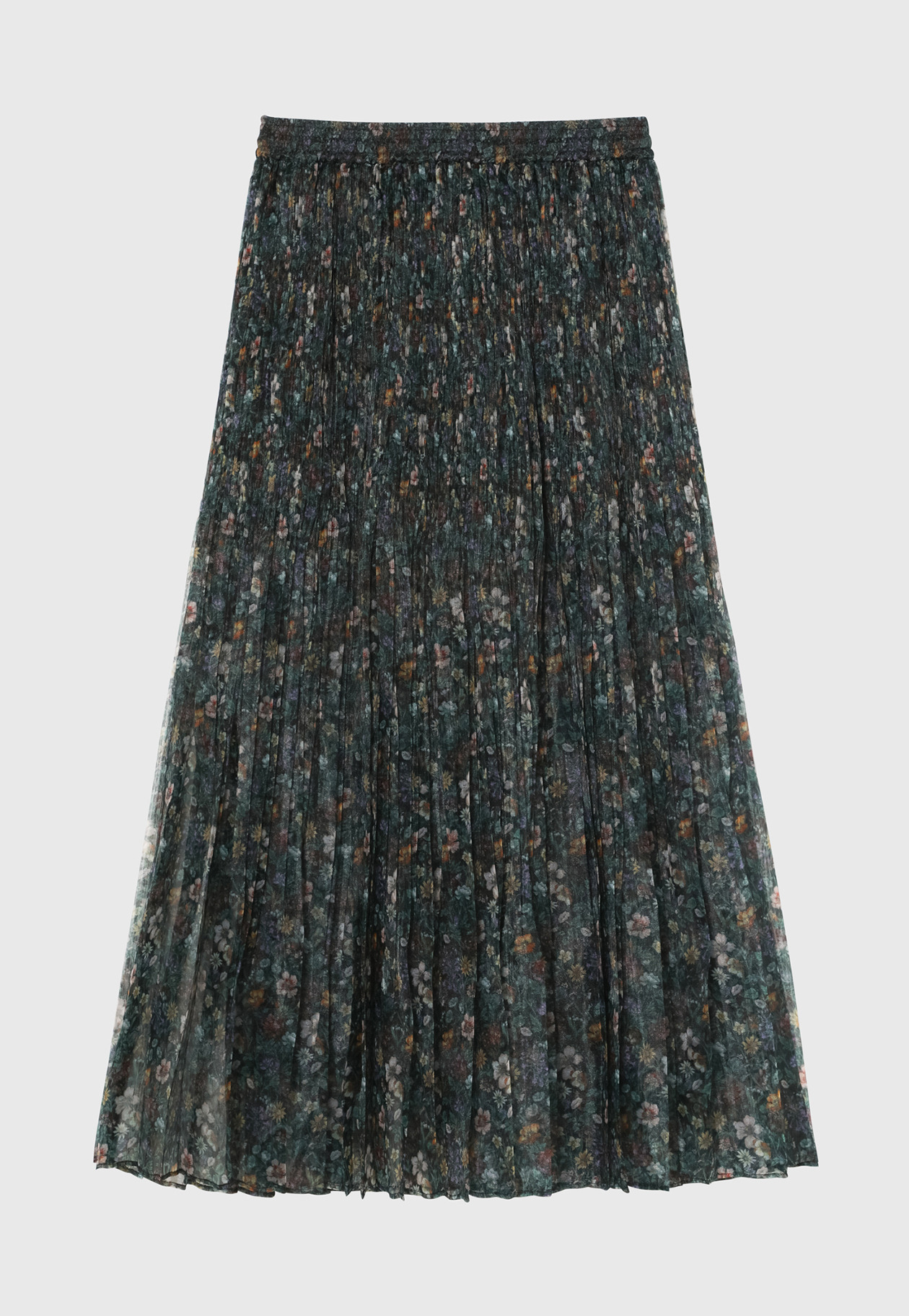 FLOWER ORGANDY SKIRT / フラワーオーガンジースカート 詳細画像 Black 2