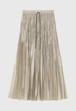 TENCEL ORGANDY PLEATS SKIRT / テンセルオーガンジープリーツスカート