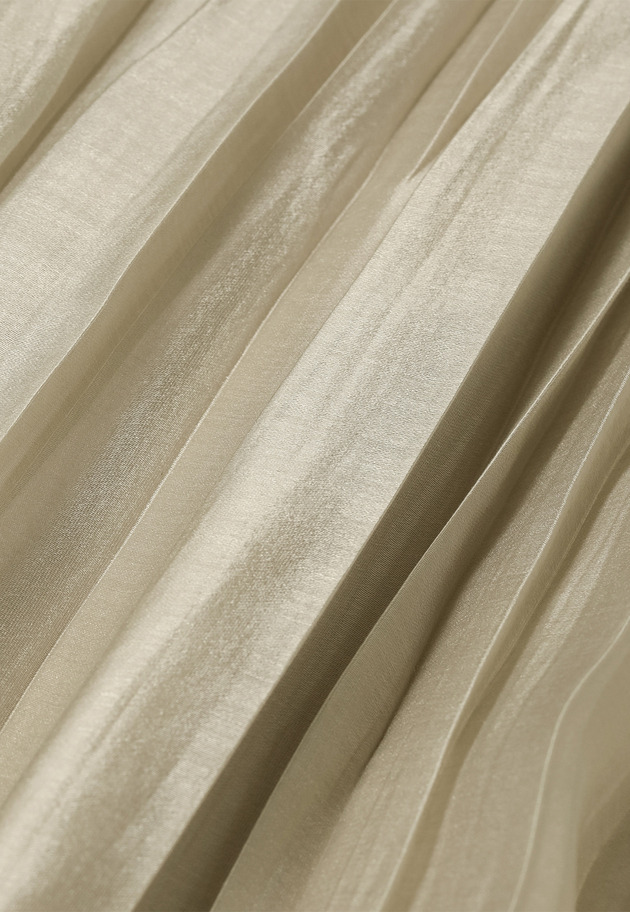 TENCEL ORGANDY PLEATS SKIRT / テンセルオーガンジープリーツスカート 詳細画像 Beige 2